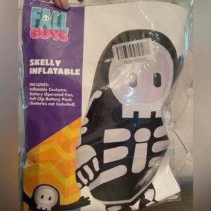 Fall Guys skelly inflatable Halloween costume